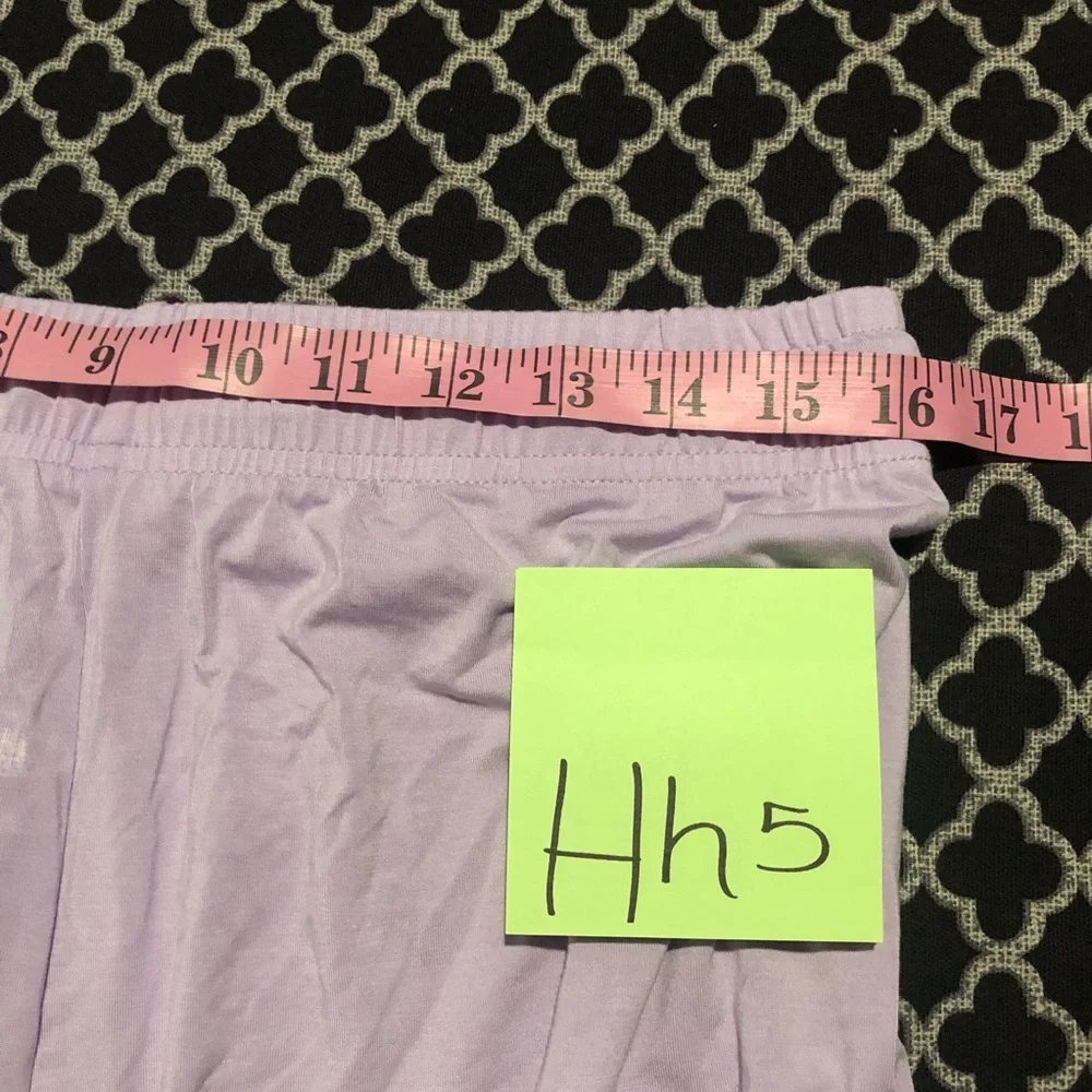 Comfrt Cloud Shorts Lounge Lavender Sz Large Soft Stretch HH5 Drawstring KJHU15